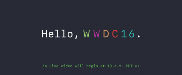 WWDC  2016 Keynote